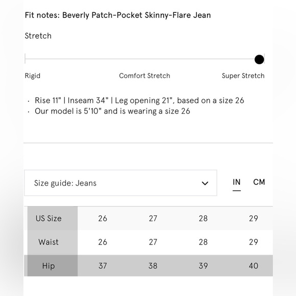 Veronica Beard Beverly flare jeans with patch in seawaterstone NWT - Picture 4 of 8